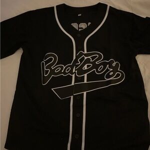 Kids' Black Baseball Jersey